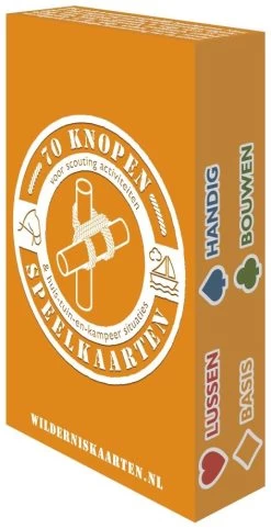 Wilderniskaarten 70 Knopen Set Cartes à Jouer -Cmping En Plein Air wilderniskaarten 70 knopen set speelkaarten 0 1